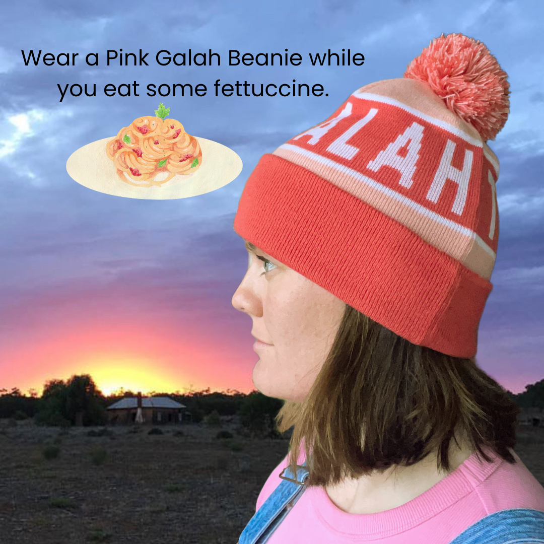 The Pink Galah Beanie!
