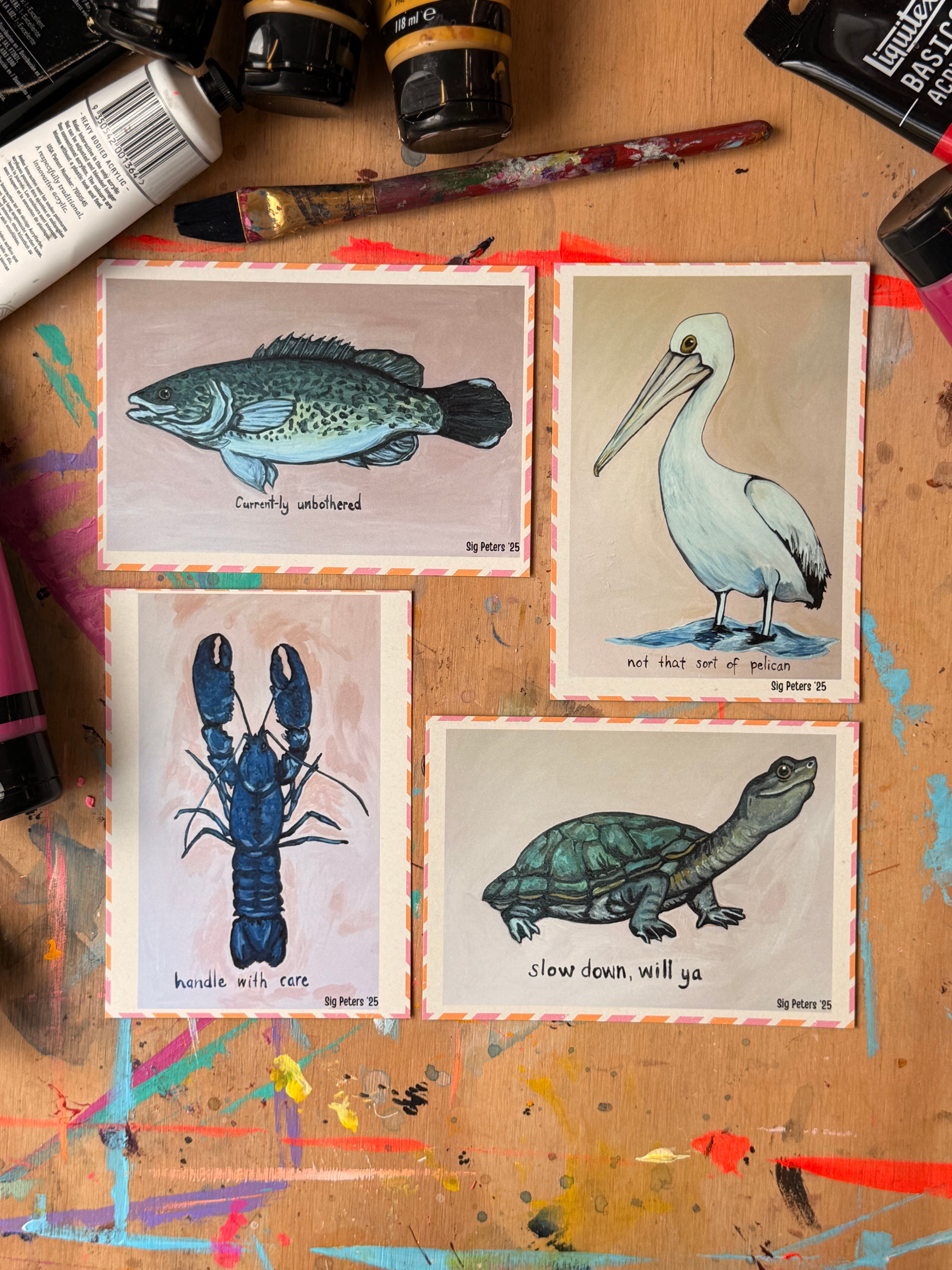 River Rascals - 4 Postcard Pack