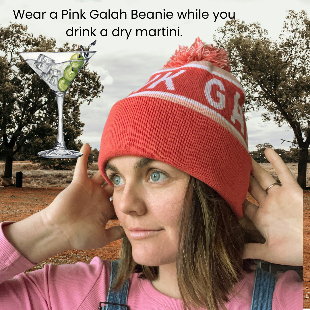 The Pink Galah Beanie!