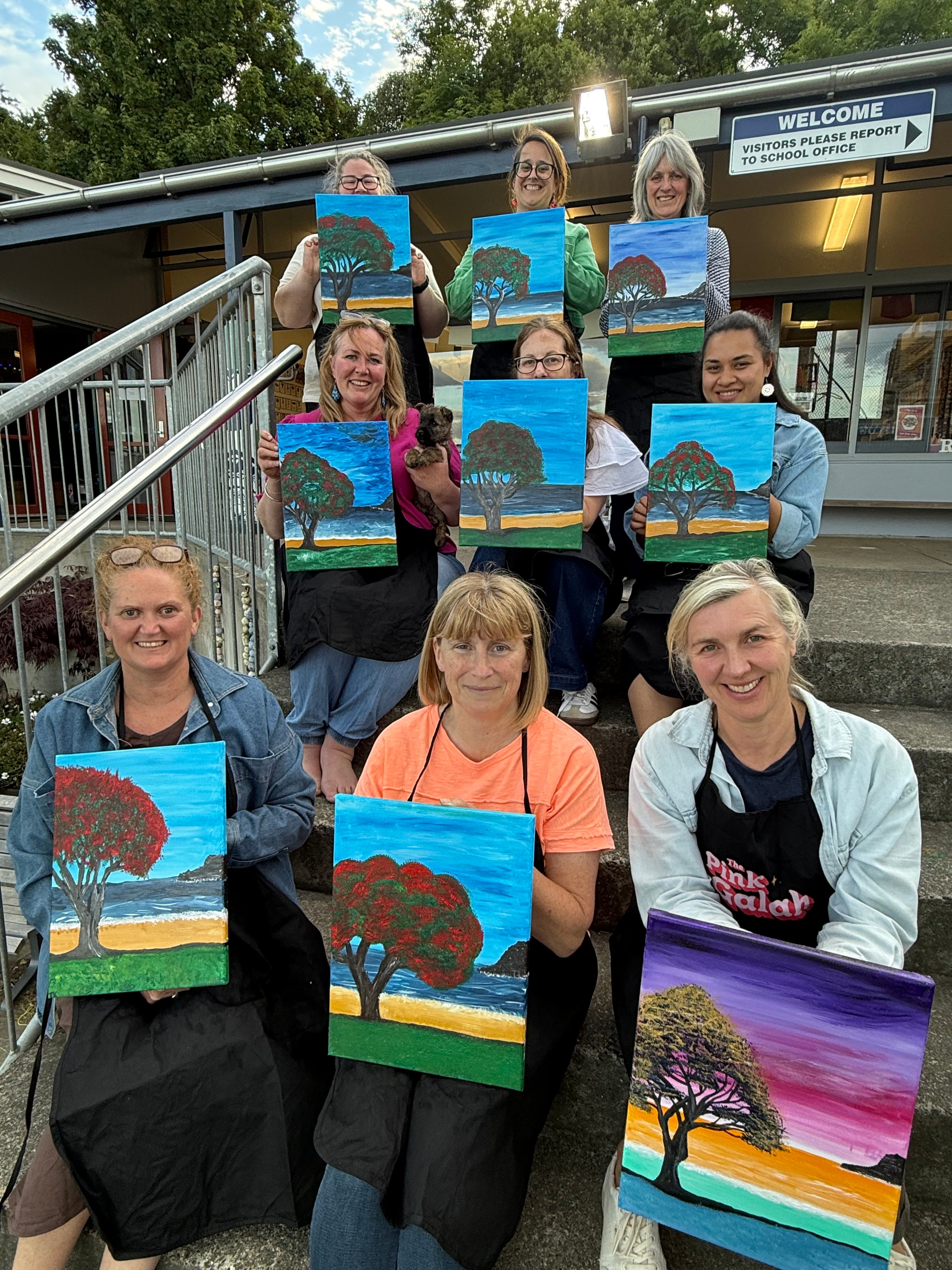 Pohutukawa Paint & Sip @ Coupe Society, Dunedin