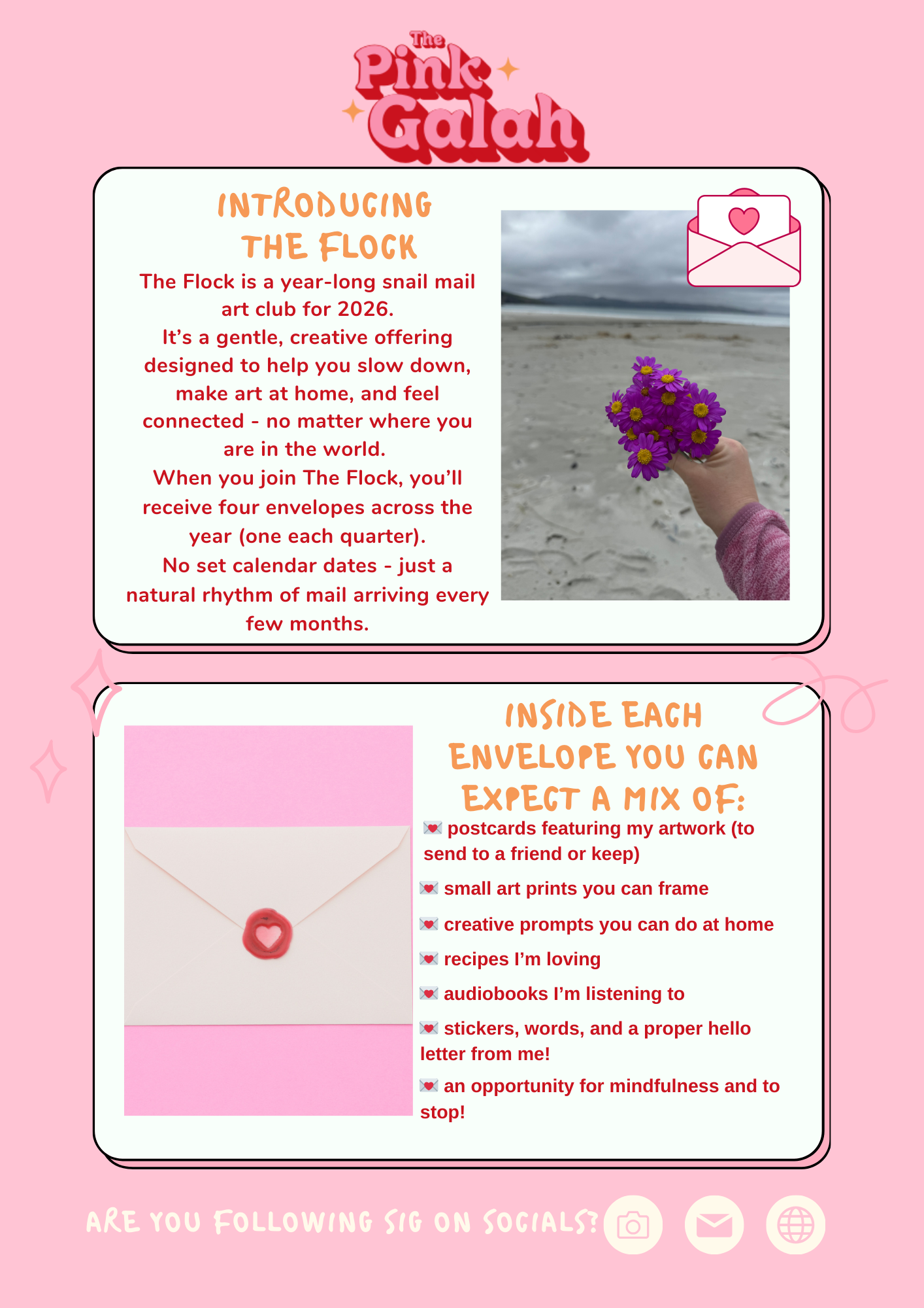 The Flock - Snail Mail Art Subscription 2026!