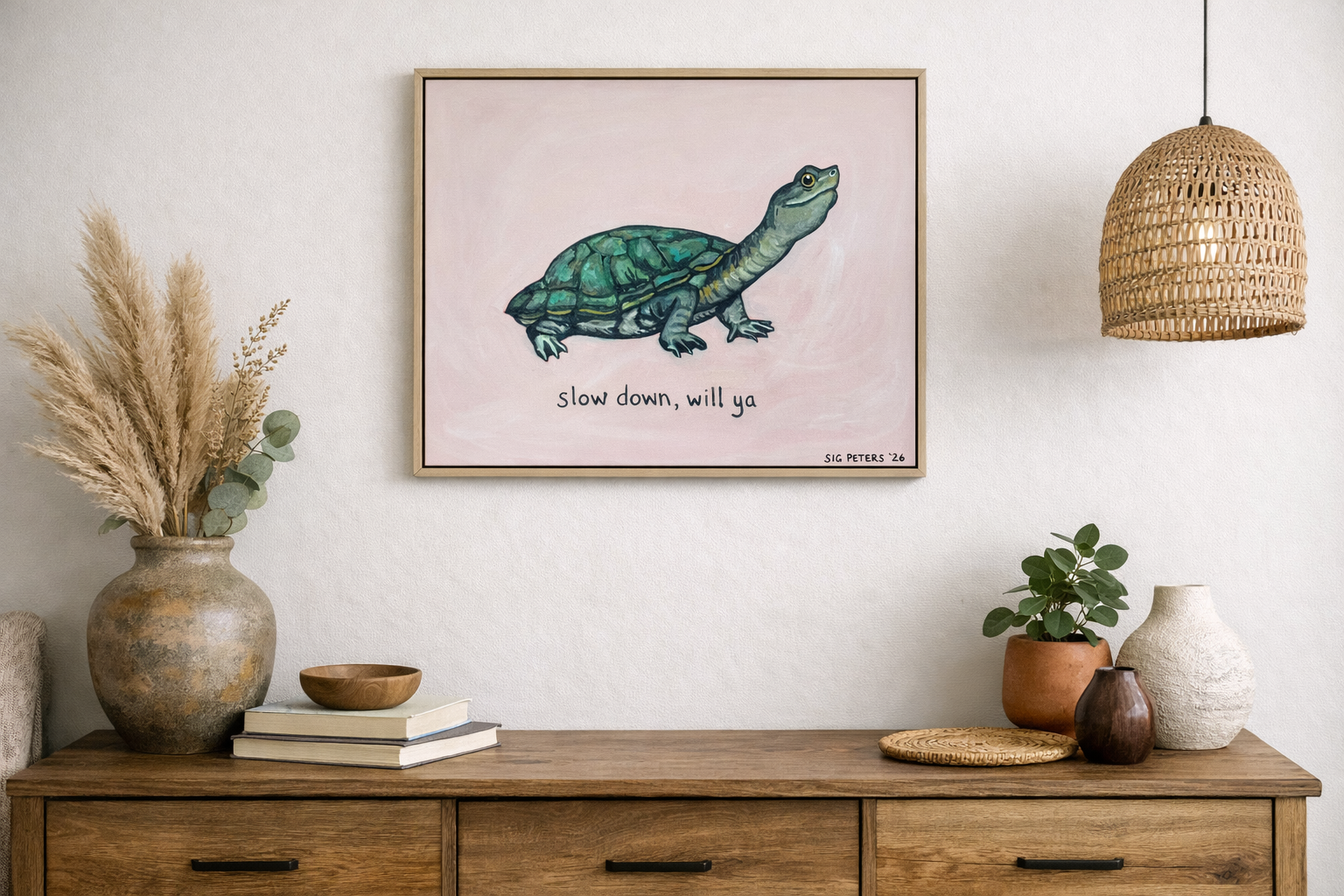 ‘slow down, will ya’